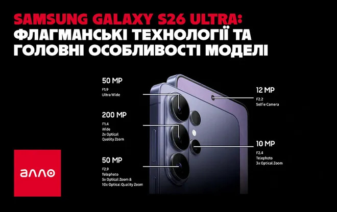 Samsung Galaxy S26 Ultra: кому підійде флагман і які можливості варті уваги
